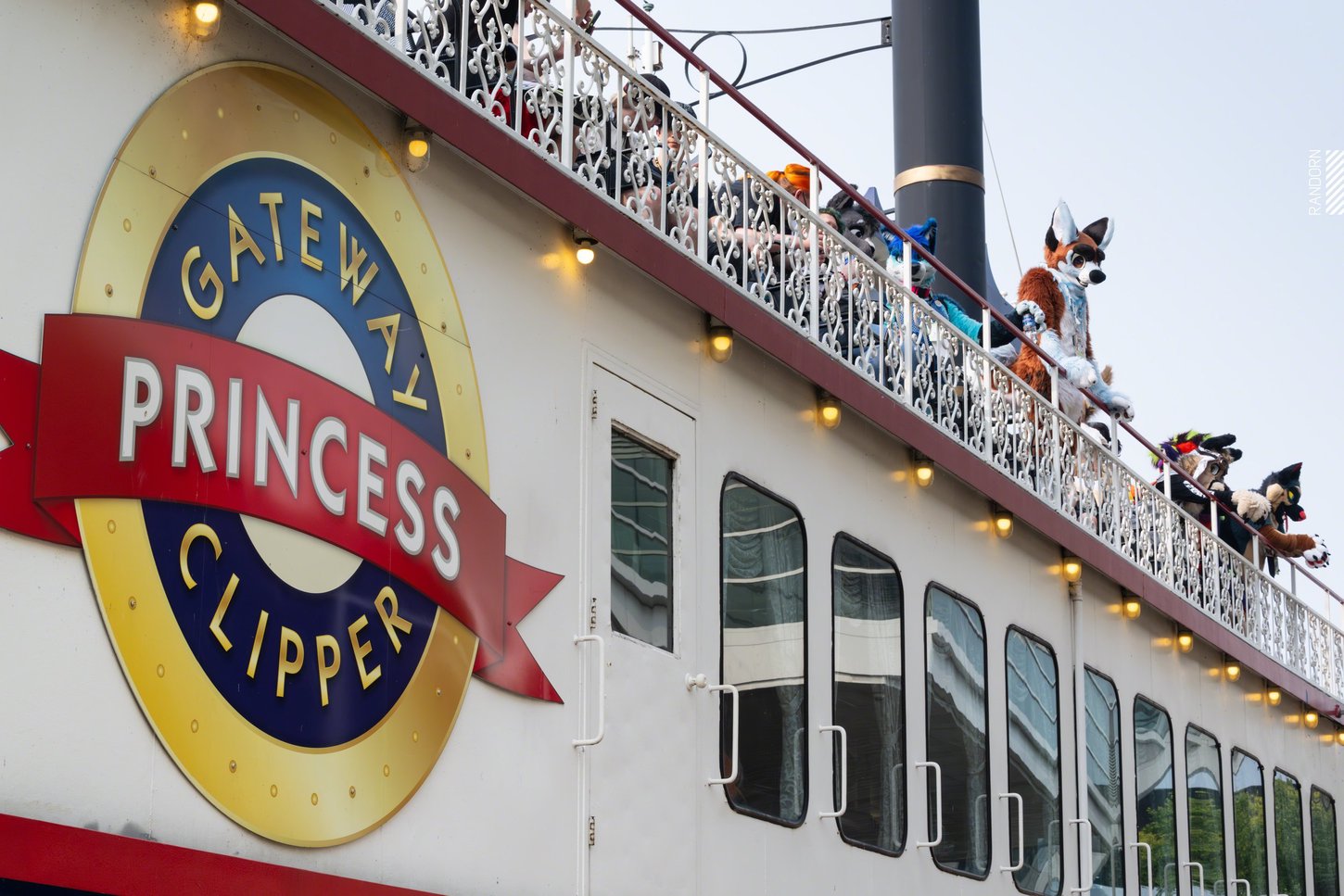 The Gateway Clipper Fleet's ship &quot;The Princess&quot; with fursuiters on board.