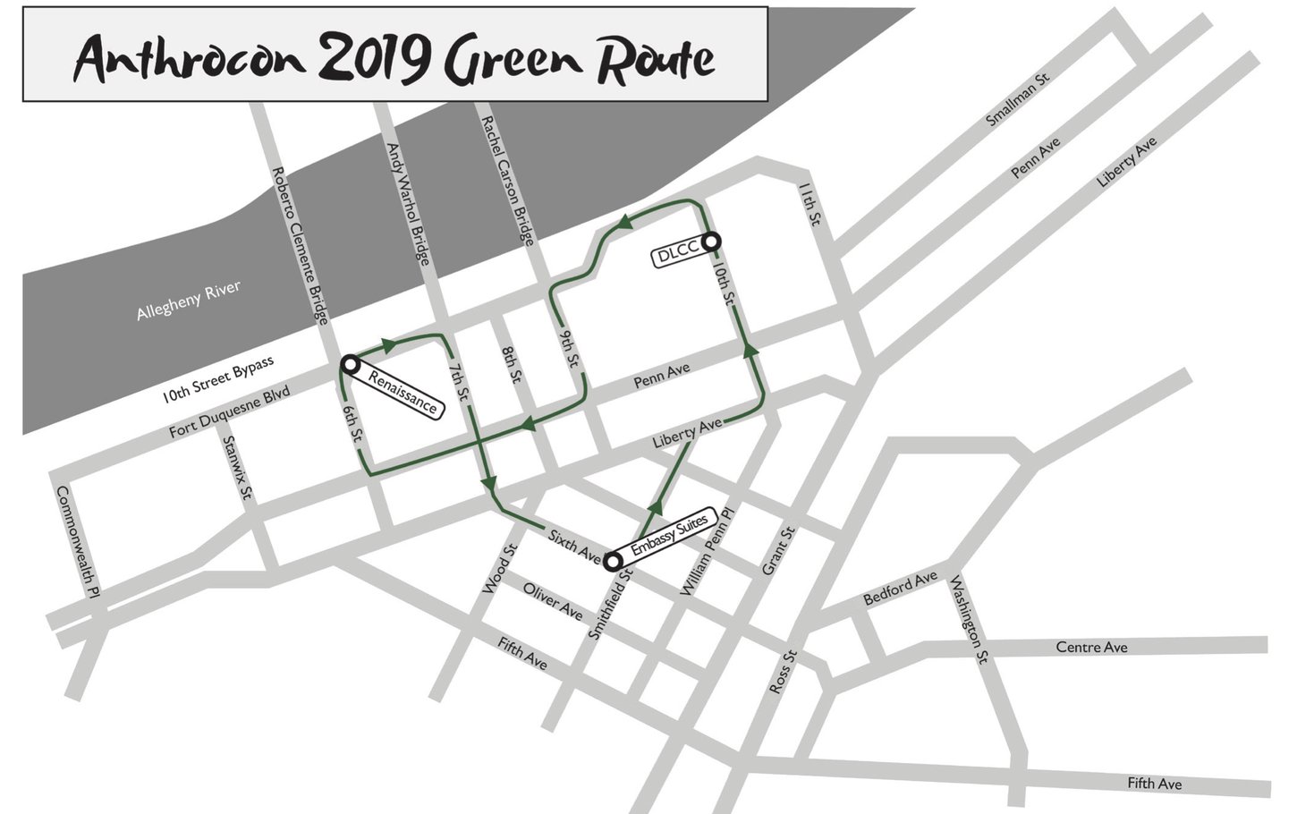 Green Route Map